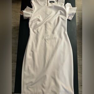 Calvin Klein Light Pink Off Shoulder Dress